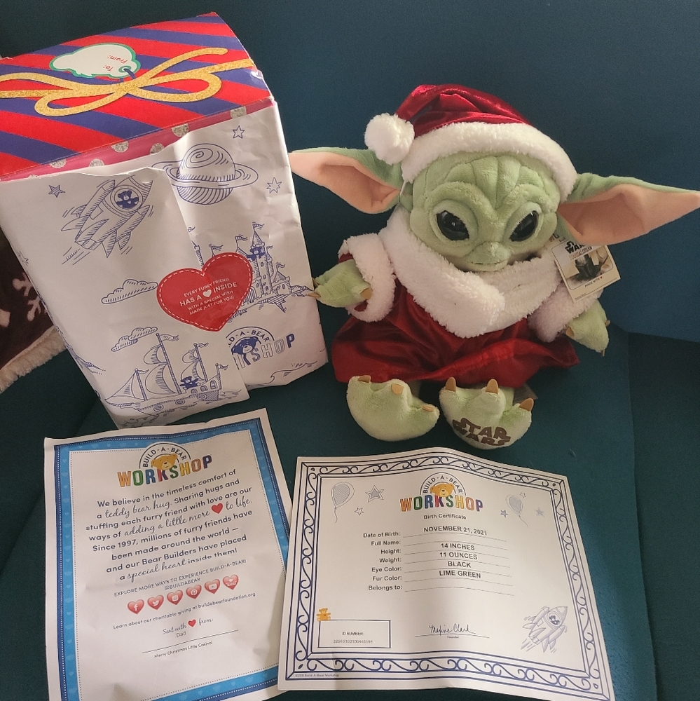 Build a bear baby yoda mandalorian